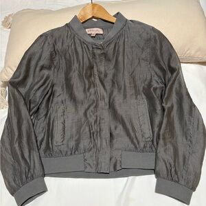 Women's Philosophy Olive Green Bomber Jacket. Size Small